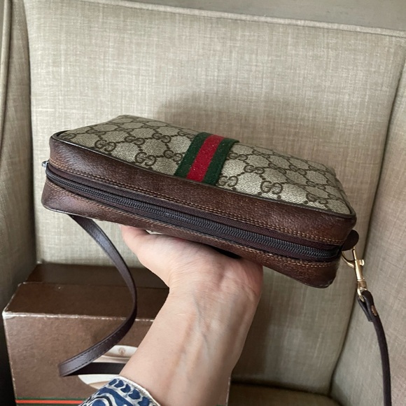 Authentic Gucci vintage web sherry line crossbody bag 98.69.014.3553 (F101) - Picture 8 of 15